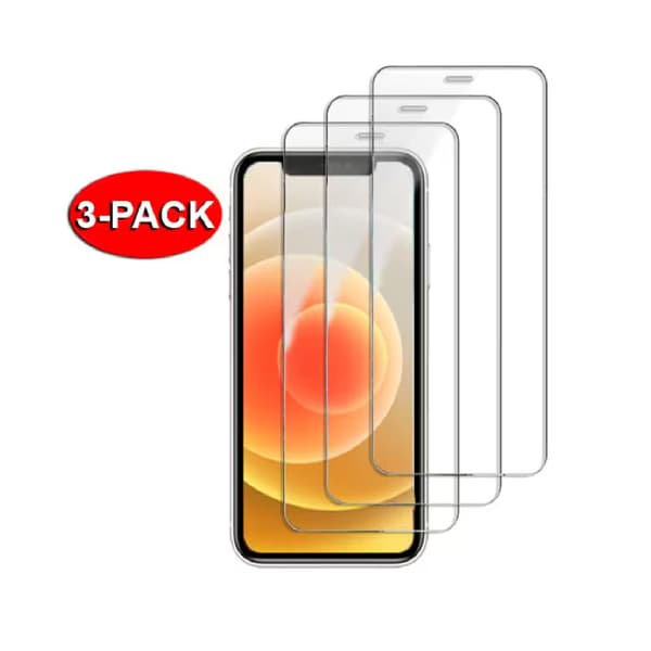 INF iPhone 12 Mini skjermbeskytter i herdet glass 3-pakning