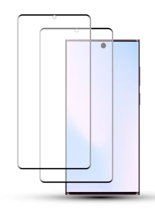 INF Samsung S22 Ultra 5G skjermbeskytter i herdet glass 2-pakning
