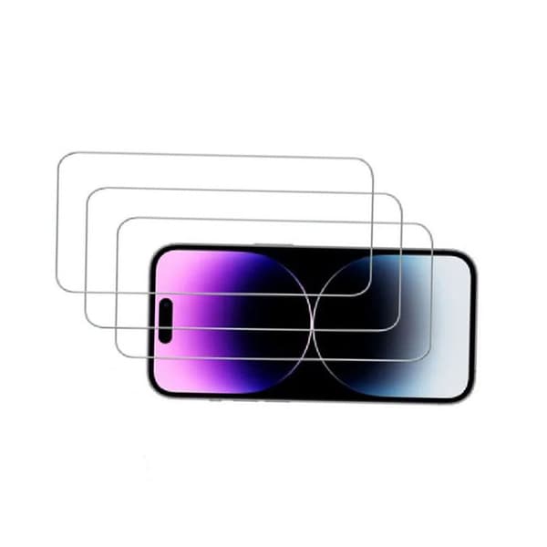 IPhone 15 Pro Skärmskydd i Härdat Glas 3-pack