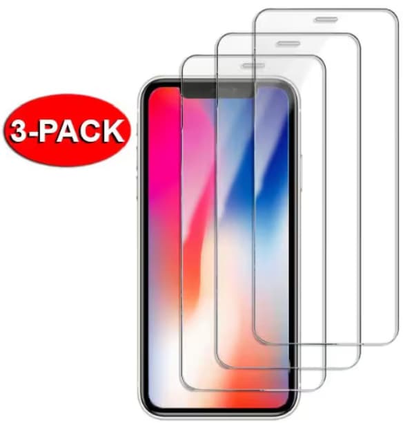 INF iPhone 11 Pro Max skjermbeskytter i herdet glass 3-pakning
