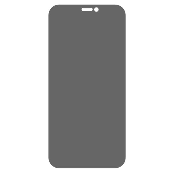SKALO iPhone 12 Pro Privacy Hærdet Glas Skærmbeskyttelse - Svart