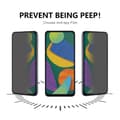 Miniatyrbild 3 av 4: 2-PACK SKALO Samsung Galaxy S23 Ultra Privacy Skärmskydd Härdat Glas - Svart
