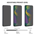 Miniatyrbild 4 av 4: 2-PACK SKALO Samsung Galaxy S23 Ultra Privacy Skärmskydd Härdat Glas - Svart