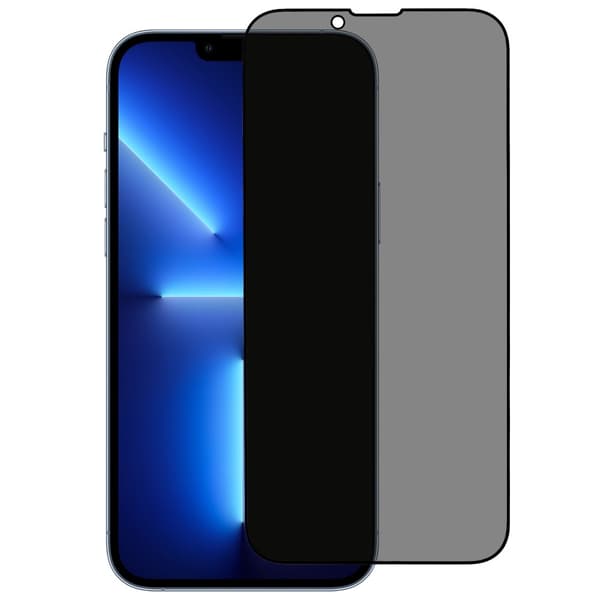 2-PAK SKALO iPhone 13 Pro Max Privacy Hærdet Glas Skærmbeskyttelse - Svart