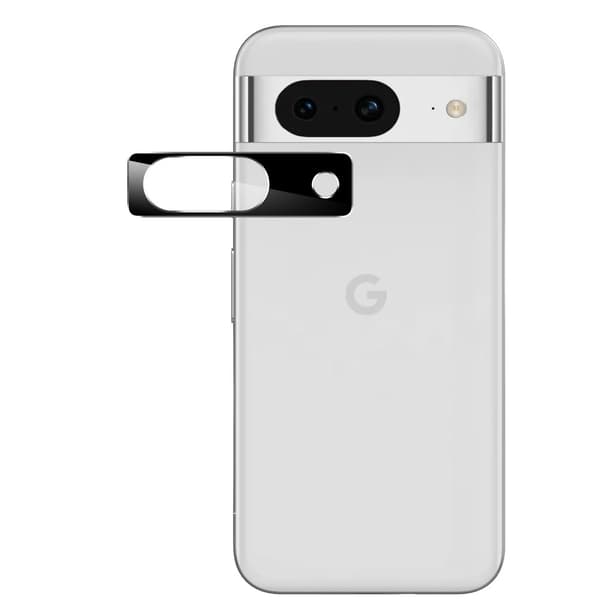 SKALO Google Pixel 8a 3D Kameralinse Beskyttelsesglas - Svart