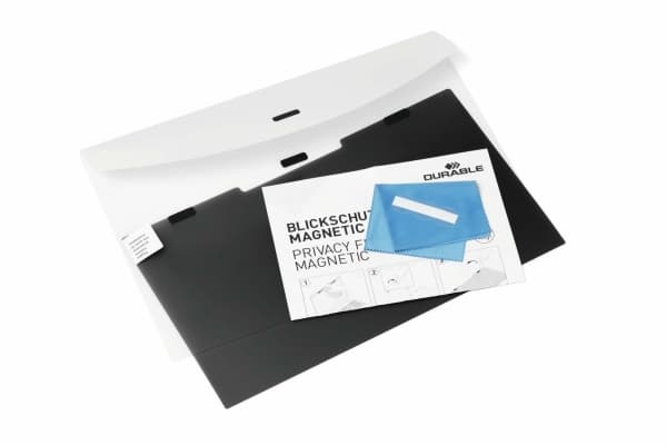 Durable 513857, 35,6 cm (14"), Laptop, Rammeløst skjermfilter, Matt, Privatliv Antrasitt, Grå