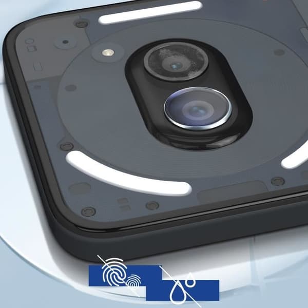 Kameraskydd - 3MK - Ingenting Telefon 2a - Halvstyvt glas - 7H hårdhet - Paket med 4
