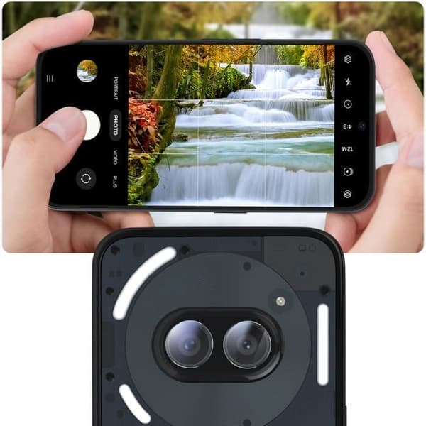 Kameraskydd - 3MK - Ingenting Telefon 2a - Halvstyvt glas - 7H hårdhet - Paket med 4