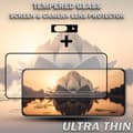 Miniatyrbild 5 av 5: 1-Pack GOOGLE PIXEL 8A Skärmskydd & 1-Pack linsskydd - Härdat Glas 9H - Super kvalitet 3D