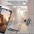 Miniatyrbild 3 av 5: 2-Pack SAMSUNG A34 5G Skärmskydd & 1-Pack linsskydd - Härdat Glas 9H - Super kvalitet 3D