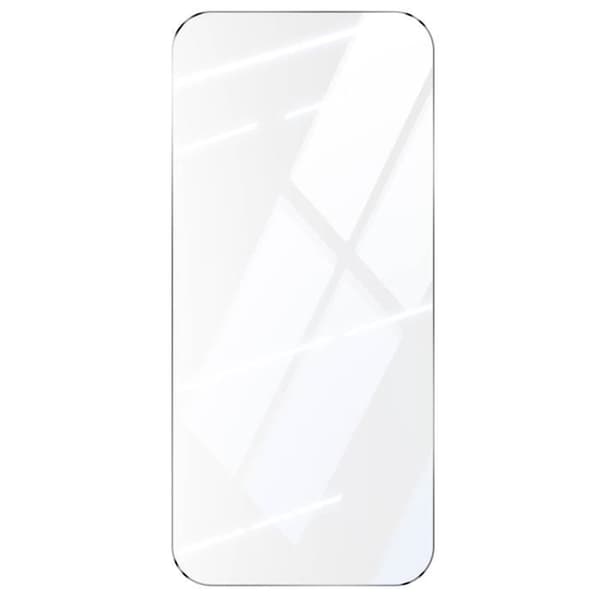 Härdat glas - MAYAXESS - iPhone 15 Pro - 9H hårdhet - Anti-repa - Genomskinlig