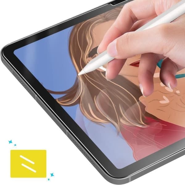 Skärmskydd - AVIZAR - iPad Air 13 2024 - Flexibel - Hårdhet 3H - Transparent matt