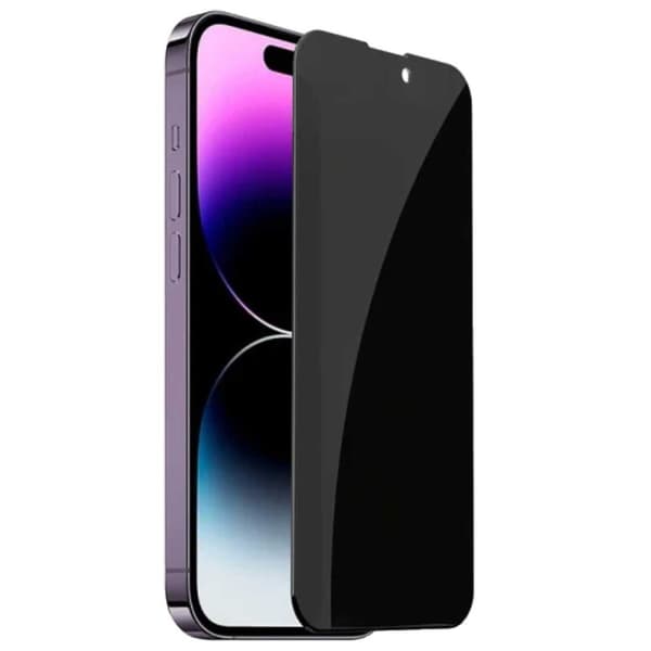 iPhone 14 Pro Max Privacy Screen Protector Full Coverage HD hærdet glas