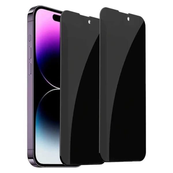 2-Pack iPhone 13 Pro Max Privacy Skärmskydd Heltäckande HD Härdat Glas