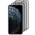 Miniatyrbild 1 av 5: 3-Pack iPhone 11 Privacy Skärmskydd Heltäckande HD Härdat Glas