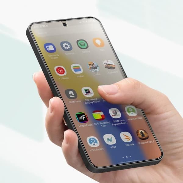 Skärmskydd för Galaxy S24 Okrossbar Flexibel 9H hårdhet Klar Bestsuit Transparent
