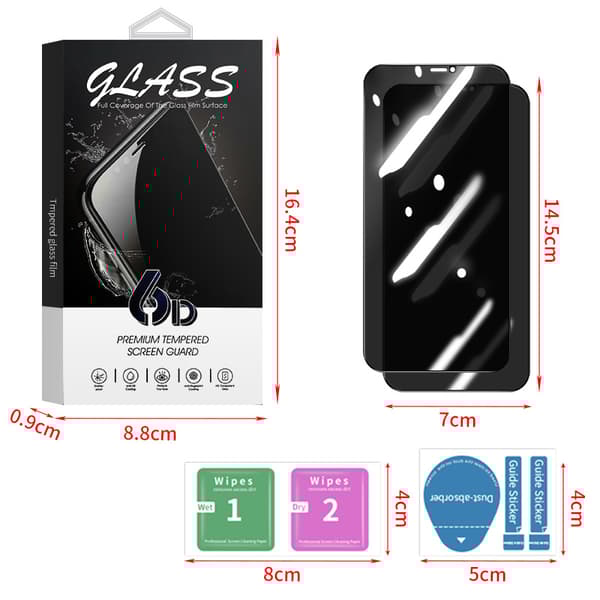 INF Privacy Screen Protector til iPhone (2-pack) iPhone 15 Plus