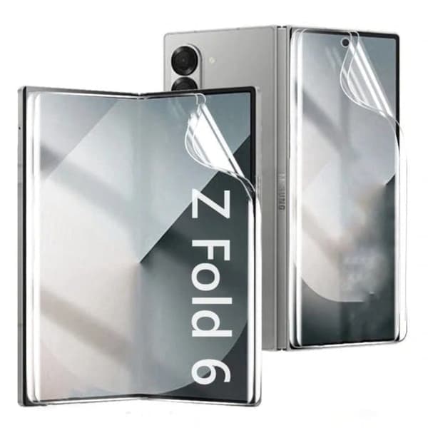 Samsung Galaxy Z Fold 6 Skjermbeskytter HydroGel Film - 3 Deler