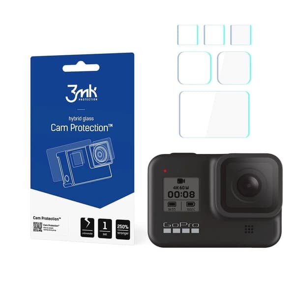 3mk Cam Protection beskyttelsesglass for GoPro Hero 8 Black-telefonen