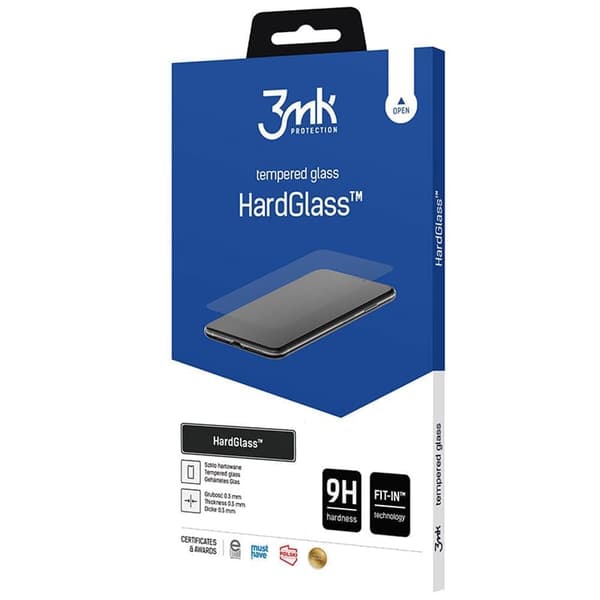 Apple iPhone 13 Mini Svart - 3mk HardGlass Max Lite