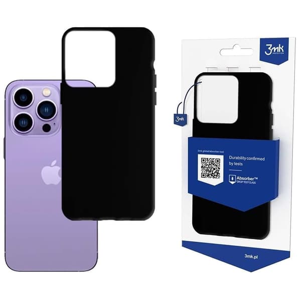 Apple iPhone 14 Pro - 3mk Matt deksel svart