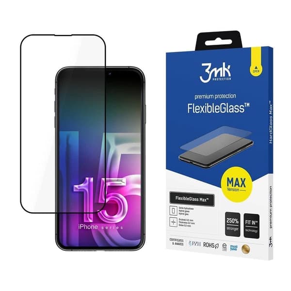 Apple iPhone 15 Plus - 3mk FlexibleGlass Max