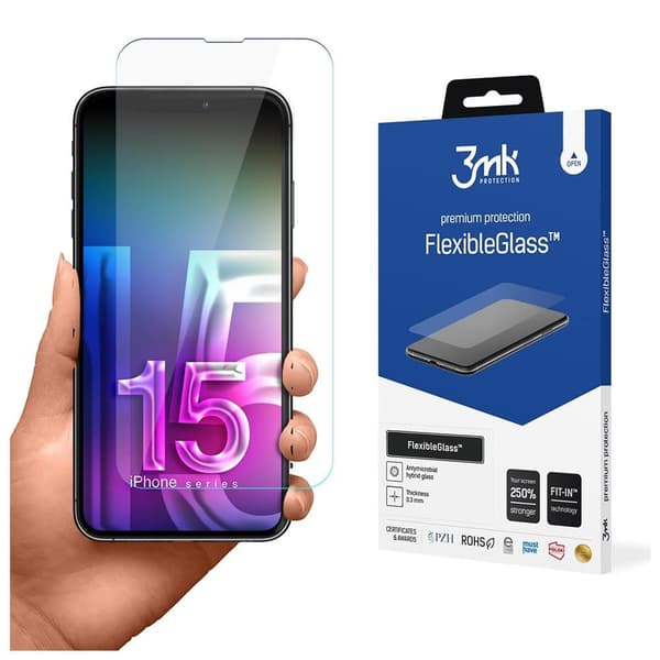 Apple iPhone 15 Pro - 3mk FlexibleGlass