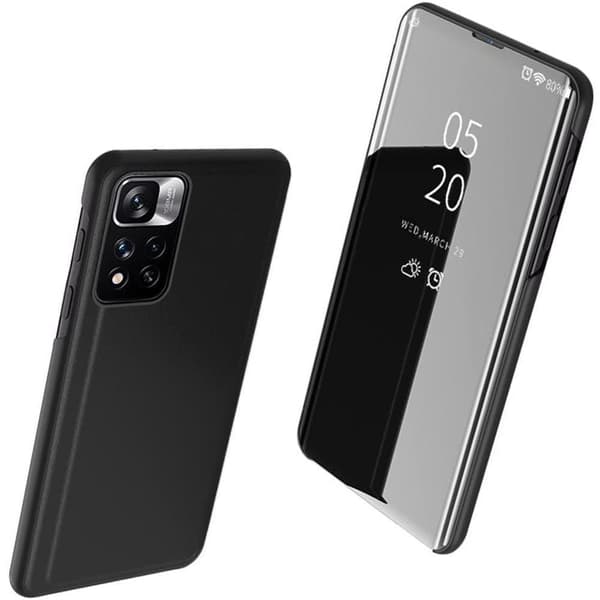 Clear View Case flip-deksel Oppo A76 / Oppo A36 / Realme 9i svart