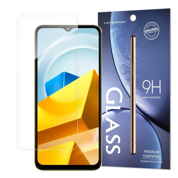 Herdet glass Xiaomi Poco M5 herdet glass, hardhet 9H (emballasje - konvolutt)