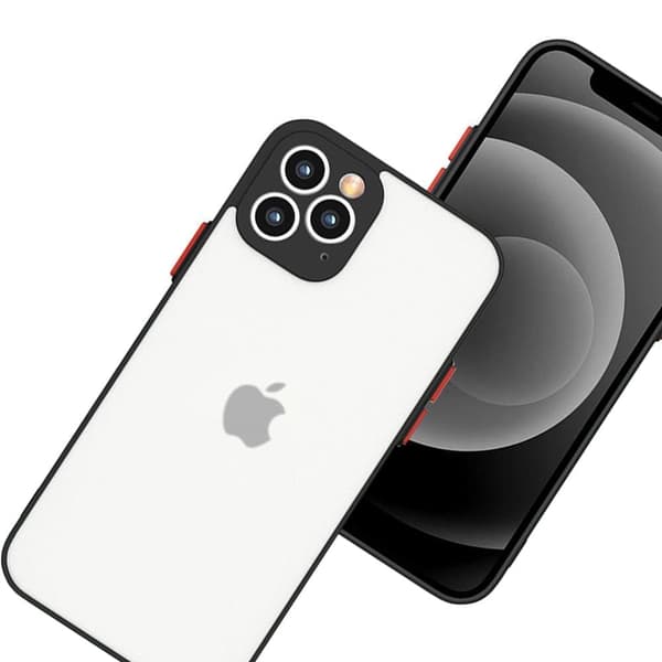Milky Case Silikon fleksibelt gjennomsiktig deksel til Samsung Galaxy S21+ 5G (S21 Plus 5G) svart