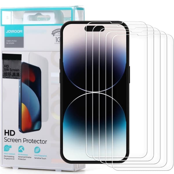Joyroom Knight 2.5D FS TG 5x glass iPhone 14 Plus fullskjerm (JR-DH07)