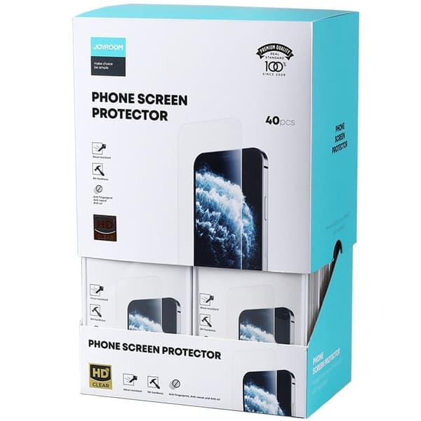 Joyroom Knight Kit 40x 2.5D herdet glass for iPhone 12 mini Transparent (JR-PF841)