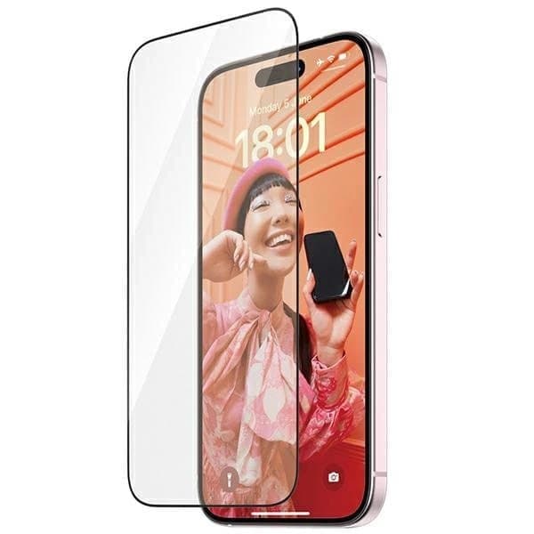 PanzerGlass Re:fresh Glass til iPhone 15 med holder