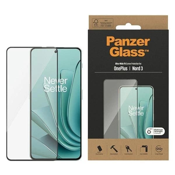 PanzerGlass Ultra-Wide Fit herdet glass for OnePlus Nord 3