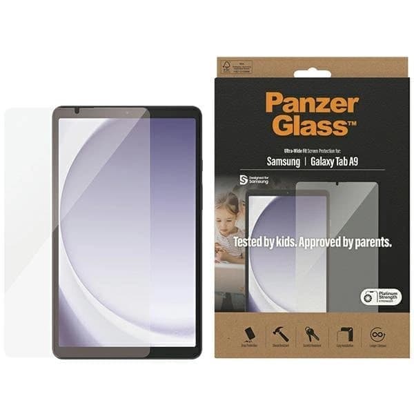 PanzerGlass Ultra-Wide Fit herdet glass for Samsung Galaxy Tab A9