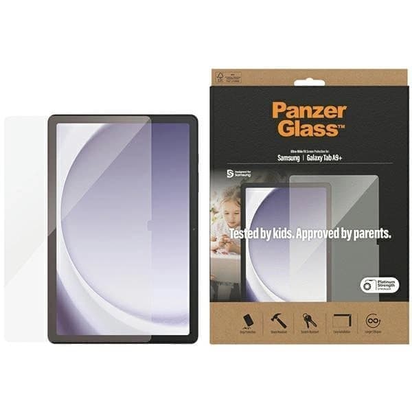 PanzerGlass Ultra-Wide Fit herdet glass for Samsung Galaxy Tab A9+