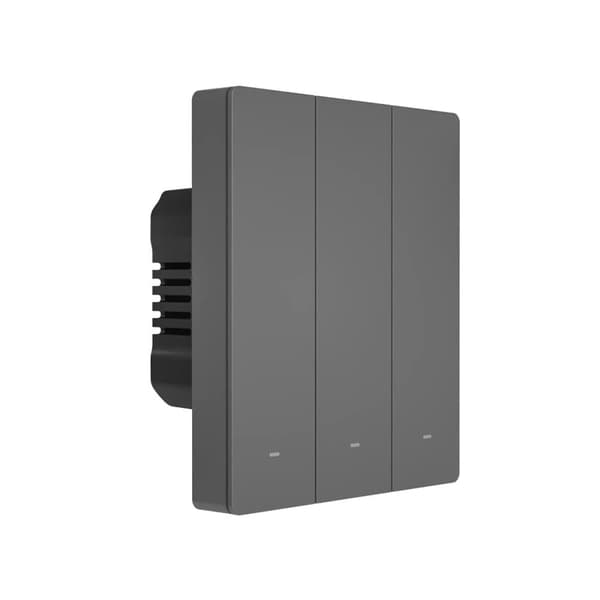 Sonoff smart 3-kanals Wi-Fi veggbryter svart (M5-3C-80)