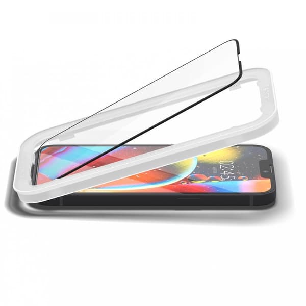HERDET GLASS SPIGEN ALM GLASS FC 2-PACK IPHONE 13 / 13 PRO / 14 SVART