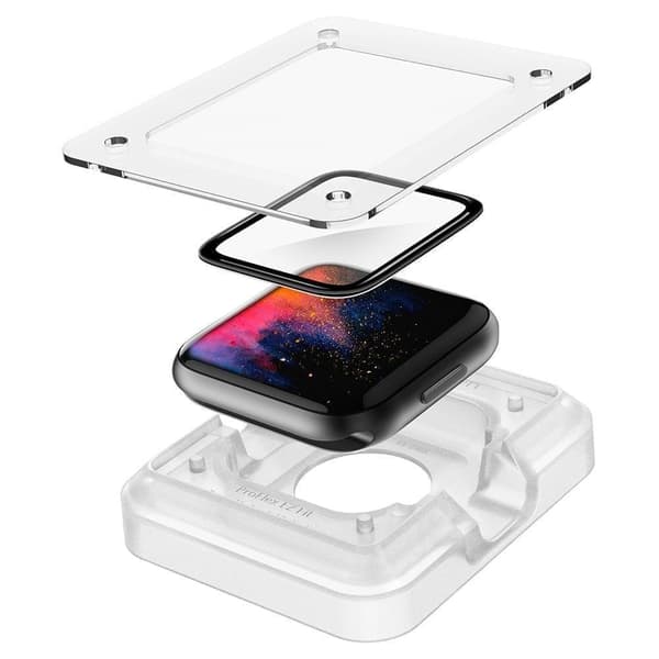 SPIGEN PROFLEX HYBRID GLASS "EZ FIT" APPLE WATCH 4/5/6/SE (44mm)