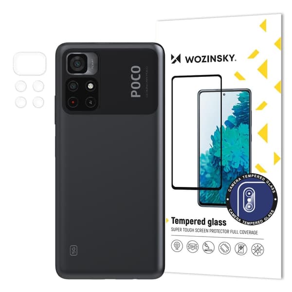 Wozinsky Camera Glass 9H herdet glass for hele kameraet? Xiaomi Poco M4 Pro 5G