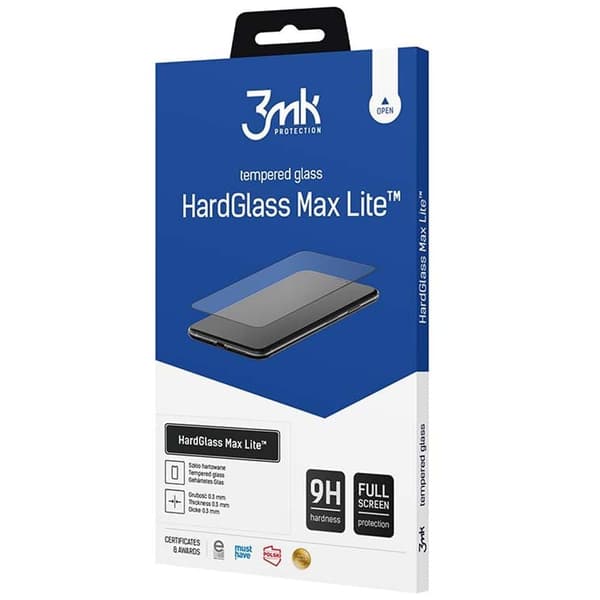 Samsung Galaxy S22+ 5G Svart – 3mk HardGlass Max Lite