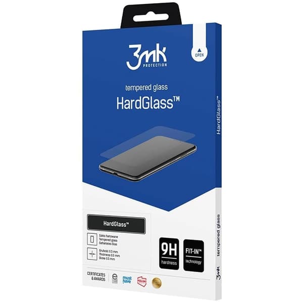 9H 3mk HardGlass™-glass på Xiaomi Redmi Note 9 Pro Max-telefonen