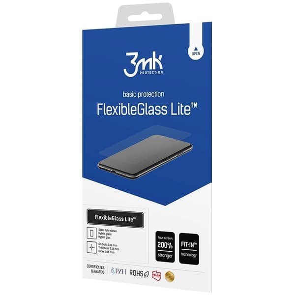 9H 3mk HardGlass Max Lite™-glass på Xiaomi Redmi Note 11T Pro+