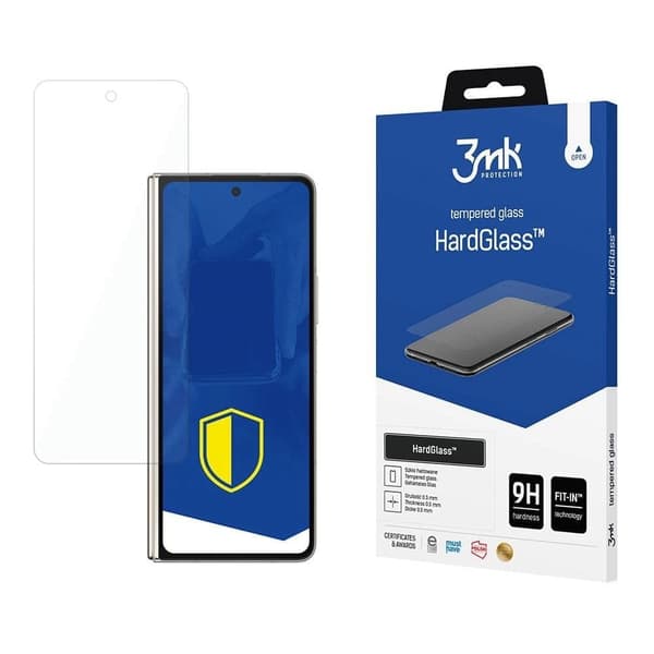 9H 3mk HardGlass glass i Samsung Galaxy Z Fold 5 (foran)