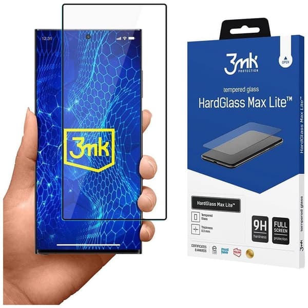 9H 3mk HardGlass Max Lite glass for Samsung Galaxy S24 Ultra