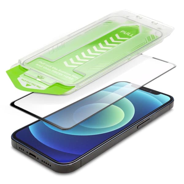 9H herdet glass med monteringsramme for iPhone 13 Wozinsky Premium Glass - svart