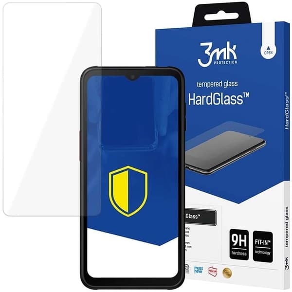 9H 3mk HardGlass™-glass på Samsung Galaxy XCover 6 Pro