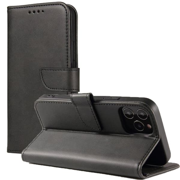 Magnetisk etui Stilig etuideksel med klaff og stativfunksjon OnePlus Nord N20 5G sort