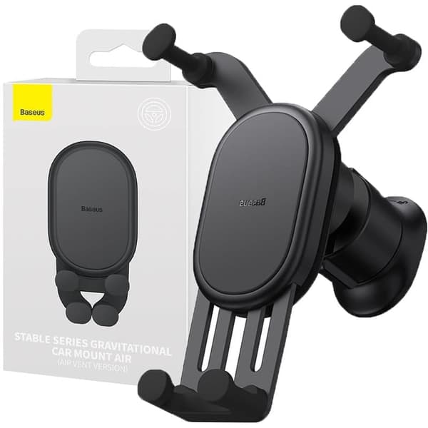 Baseus Stable Series Car Grill Holder? ventilasjon svart lufttilførsel (SUWX020001)