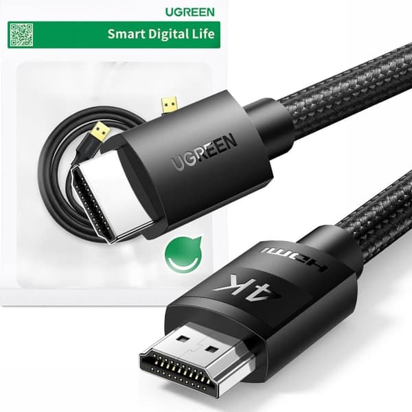 Ugreen HDMI 2.0 – HDMI 2.0 4K-kabel 3m svart (HD119 40102)